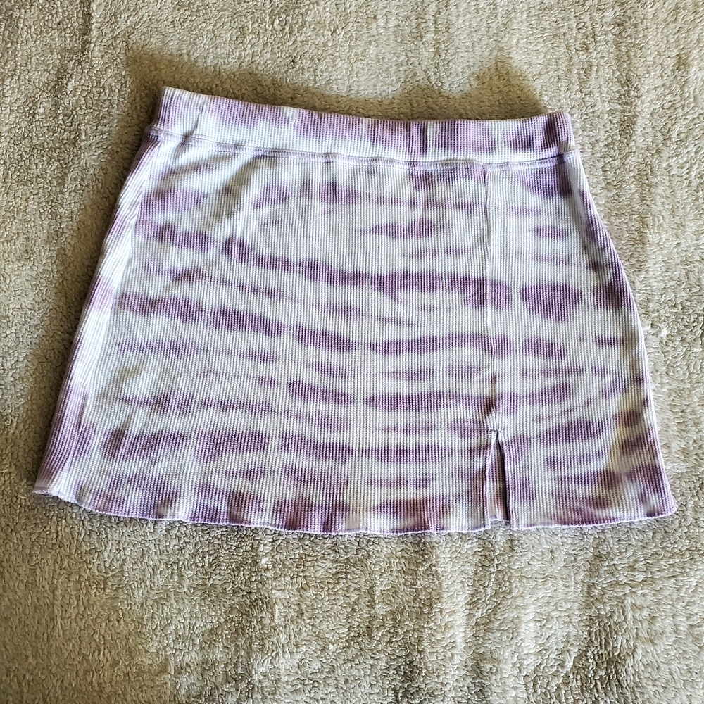 Pac Care Purple Tie Dye Skirts M Spring Summer Fun - Picture 3 of 9